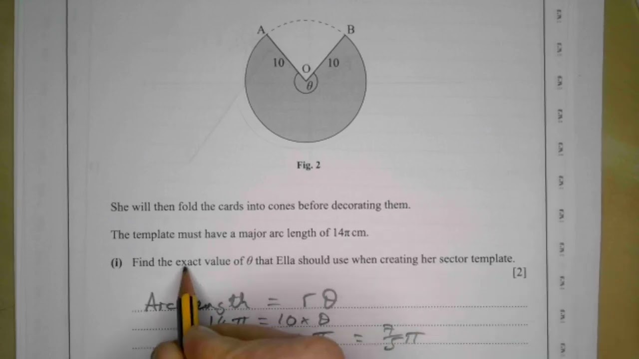 CCEA A2 Pure Maths Summer 2025 Qu 4