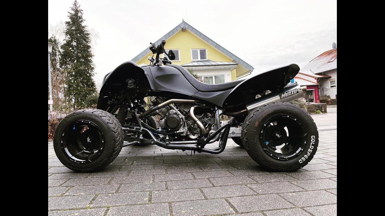 KAWASAKI KFX 700 / DECEMBER RIDE PART 1 / RAW ENGINE SOUND / MUZZY EXHAUST