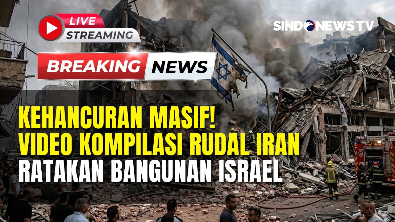 KEHANCURAN MASIF! Video Kompilasi Rudal Iran Ratakan Bangunan Israel | Sindo Trending | 20/03