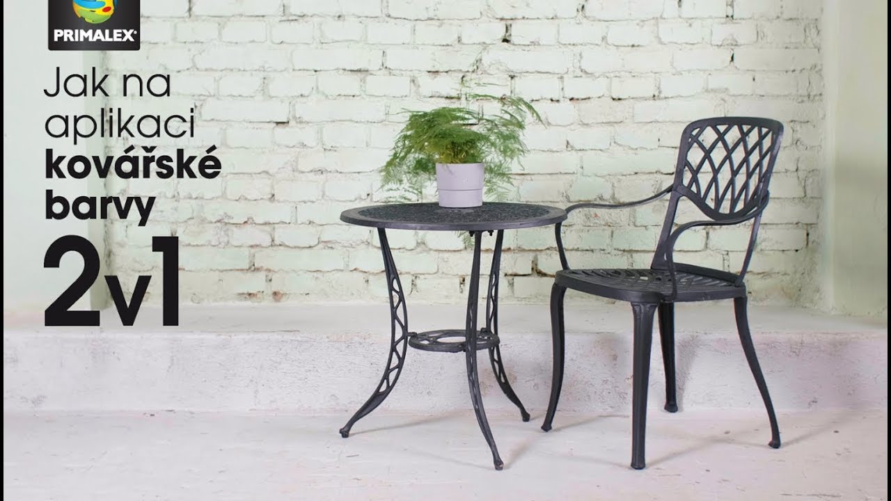 Jak na renovaci kovového zahradního nábytku