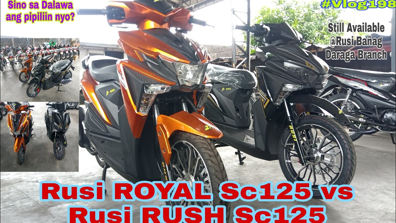 Comparison of Two New Rusi Mini Scooter ROYAL Sc125 vs RUSH Sc125 | AYAHAY Vlog