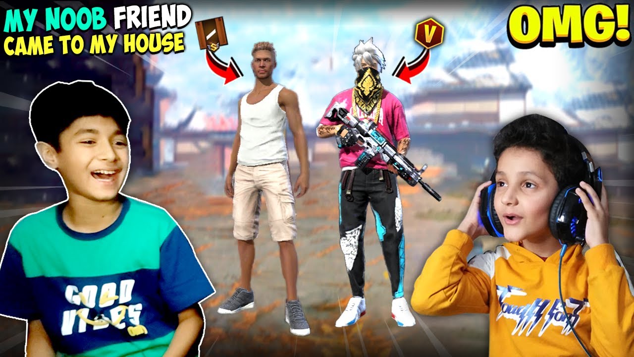 My Friend Came To My House & Defeated Me Badly in Free Fire 😭😭