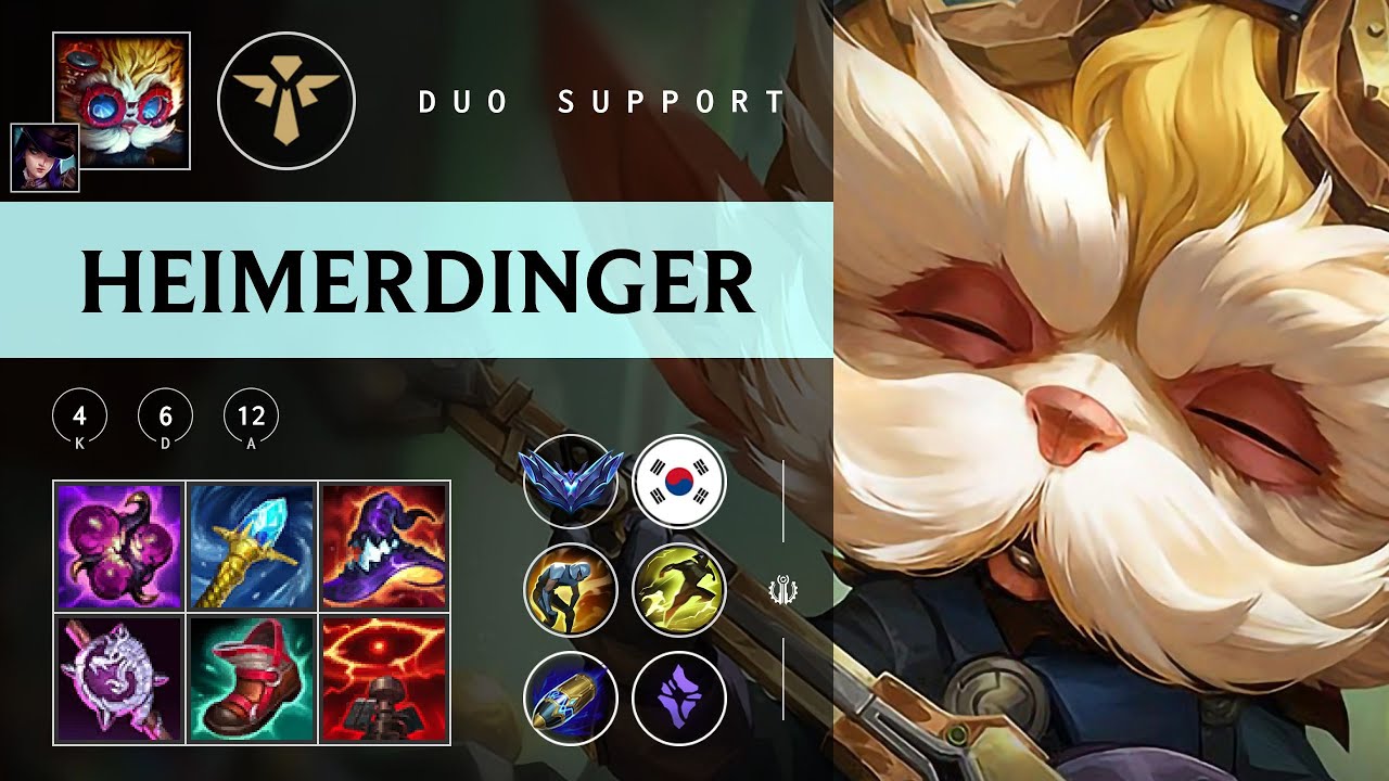 Heimerdinger Support vs Bard - KR Diamond Patch 25.24