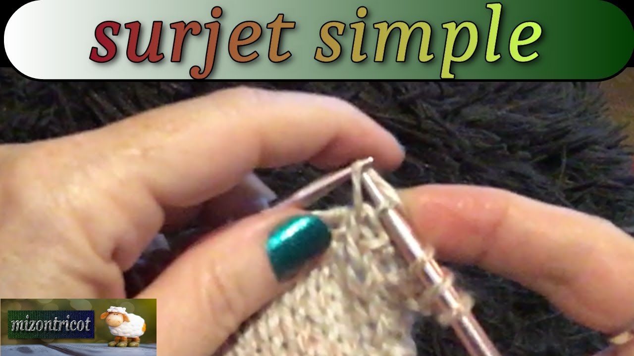 [TRICOT] Le SURJET simple 🐑
