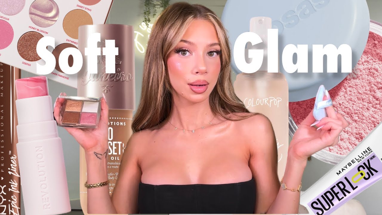 FULL SOFT GLAM MAKEUP TUTORIAL | DATE NIGHT GRWM