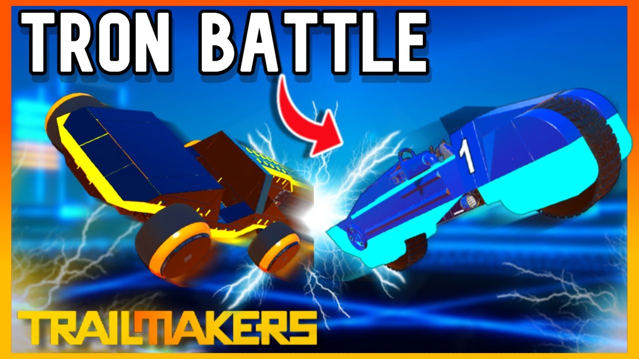 We Had an EPIC 'TRON' Battle but I Didn't expect THIS! | Trailmakers Multiplayer