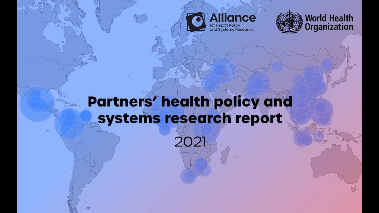 Launch webinar for the Partners' HPSR report
