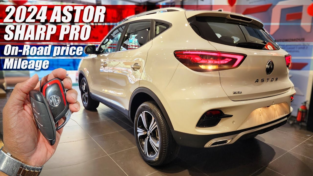 MG Astor 2024 Sharp Pro (2nd Top) On Road Price List, Mileage, Features