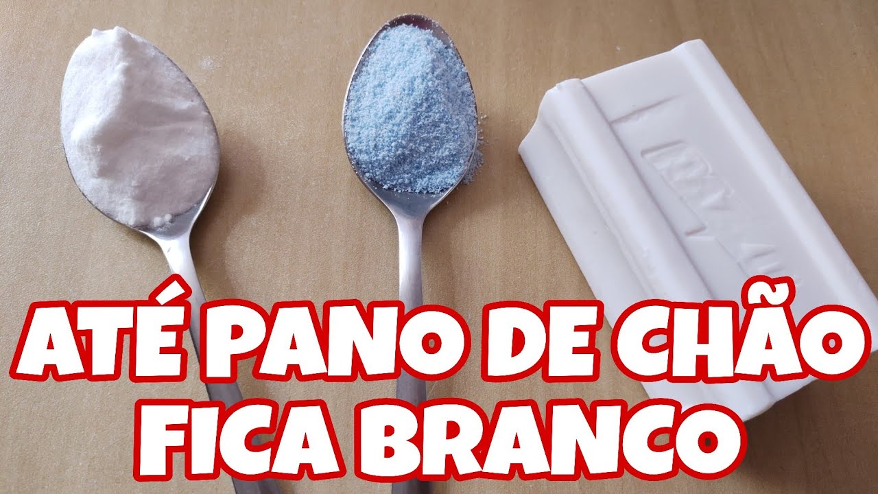 SÓ MISTURAR 3 PRODUTOS 🛑 TIRA MANCHA, ENCARDIDO e AMARELADO DAS ROUPAS BRANCAS E COLORIDAS