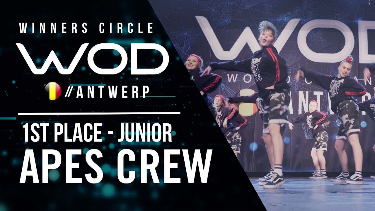 Ape's Crew | 1st Place Junior Division | World of Dance Antwerp Qualifier 2018 | Winners Circle