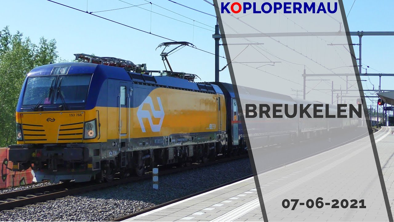 Treinen op station Breukelen (mijn eerste Nightjet!) - 7 juni 2021