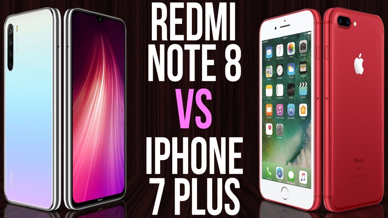 Redmi Note 8 vs iPhone 7 Plus (Comparativo)