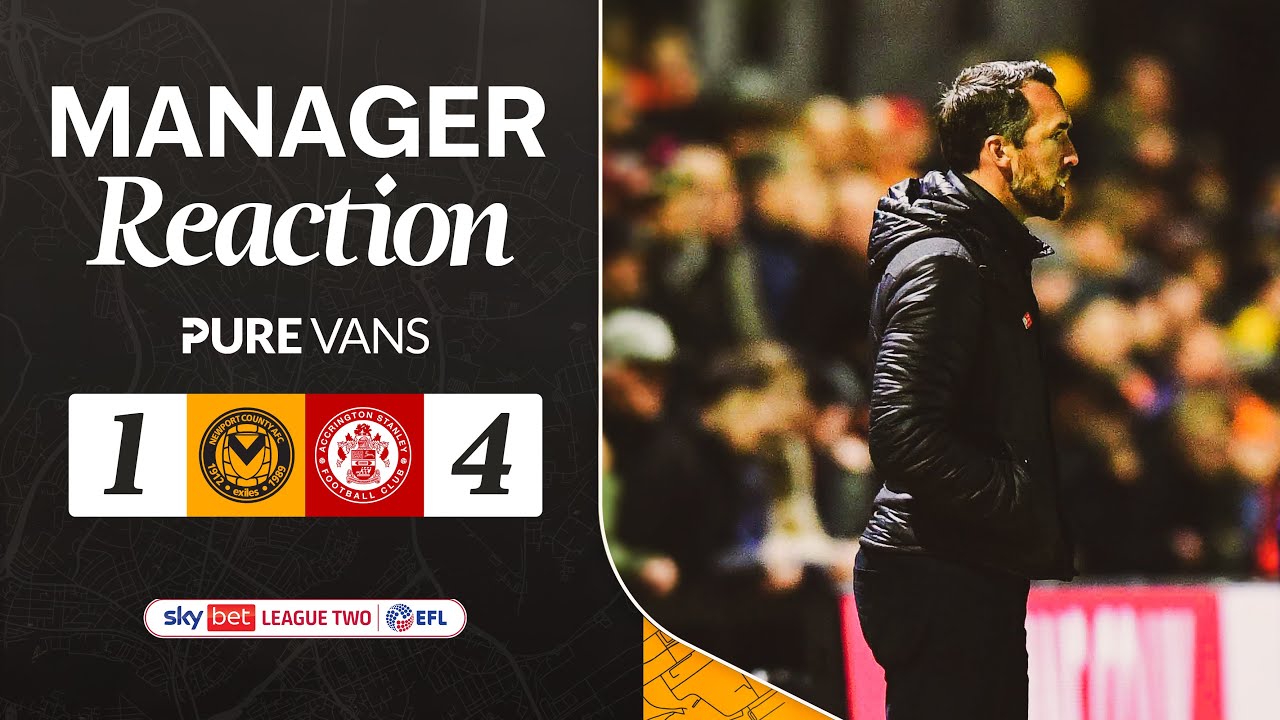 Reaction | Christian Fuchs reflects on 4–1 home defeat to Accrington Stanley