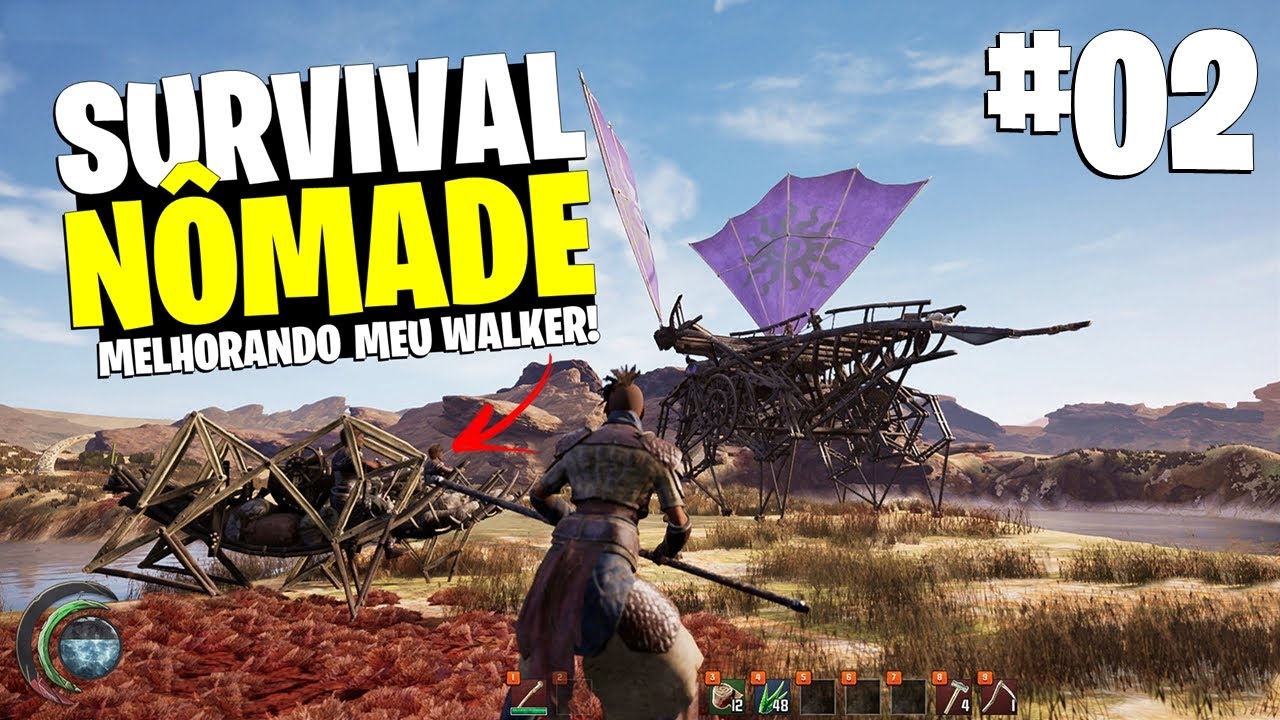 SURVIVAL INSANO! MELHOREI MEU WALKER E INVADI A TRIBO dos PRIMATAS! E O PIOR ACONTECEU! - Last Oasis