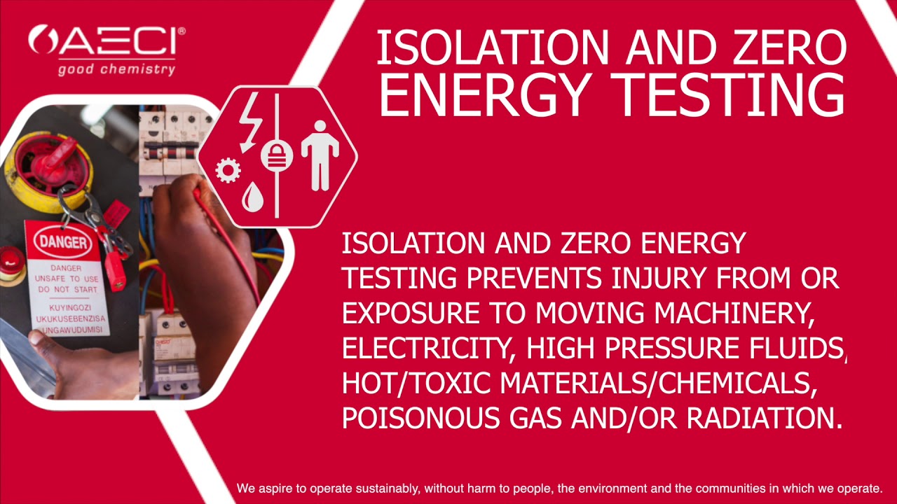 Isolation and Zero Energy Testing