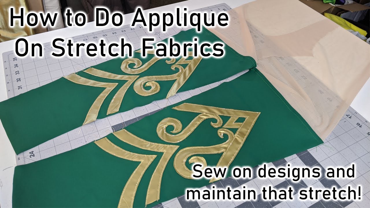 How to Do Applique on Stretch Fabrics Tutorial
