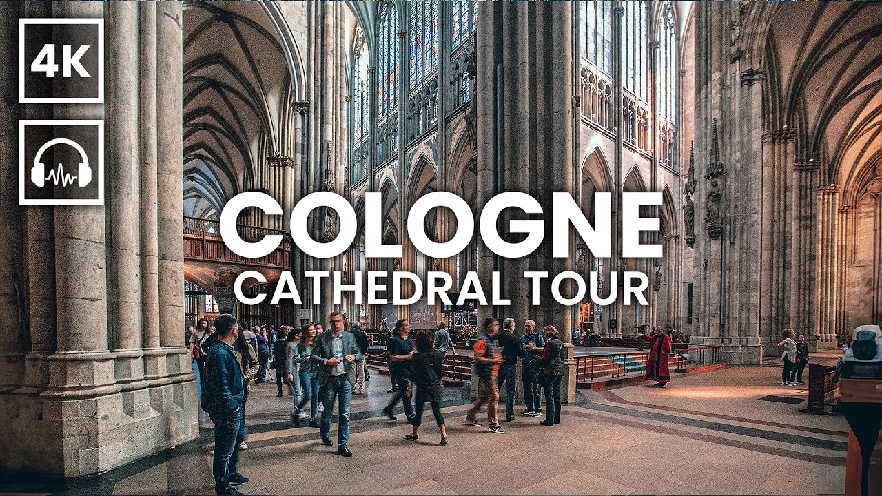 COLOGNE CATHEDRAL Full Tour & Tower Climb 🇩🇪 4K Walking Tour With Captions & Sound【4K HDR】