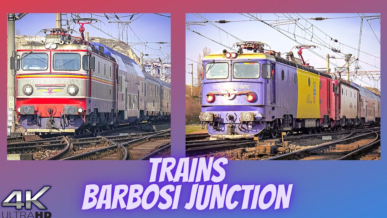 Trenuri la Ramificatie / Trains at Junction | Barbosi | Galati #railfans #trains #romania #trenuri