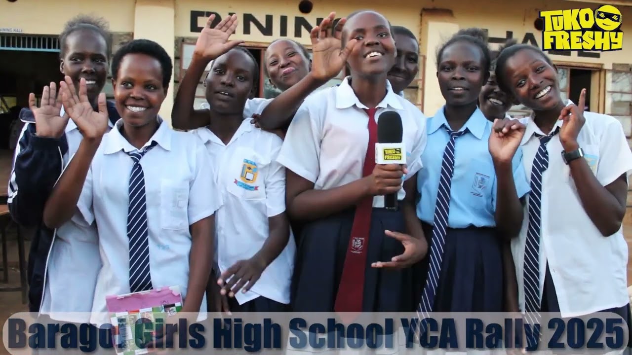 Early Marriages & Drug Abuse, Baragoi Girls School Students, During YCA Rally 2025, Samburu County.