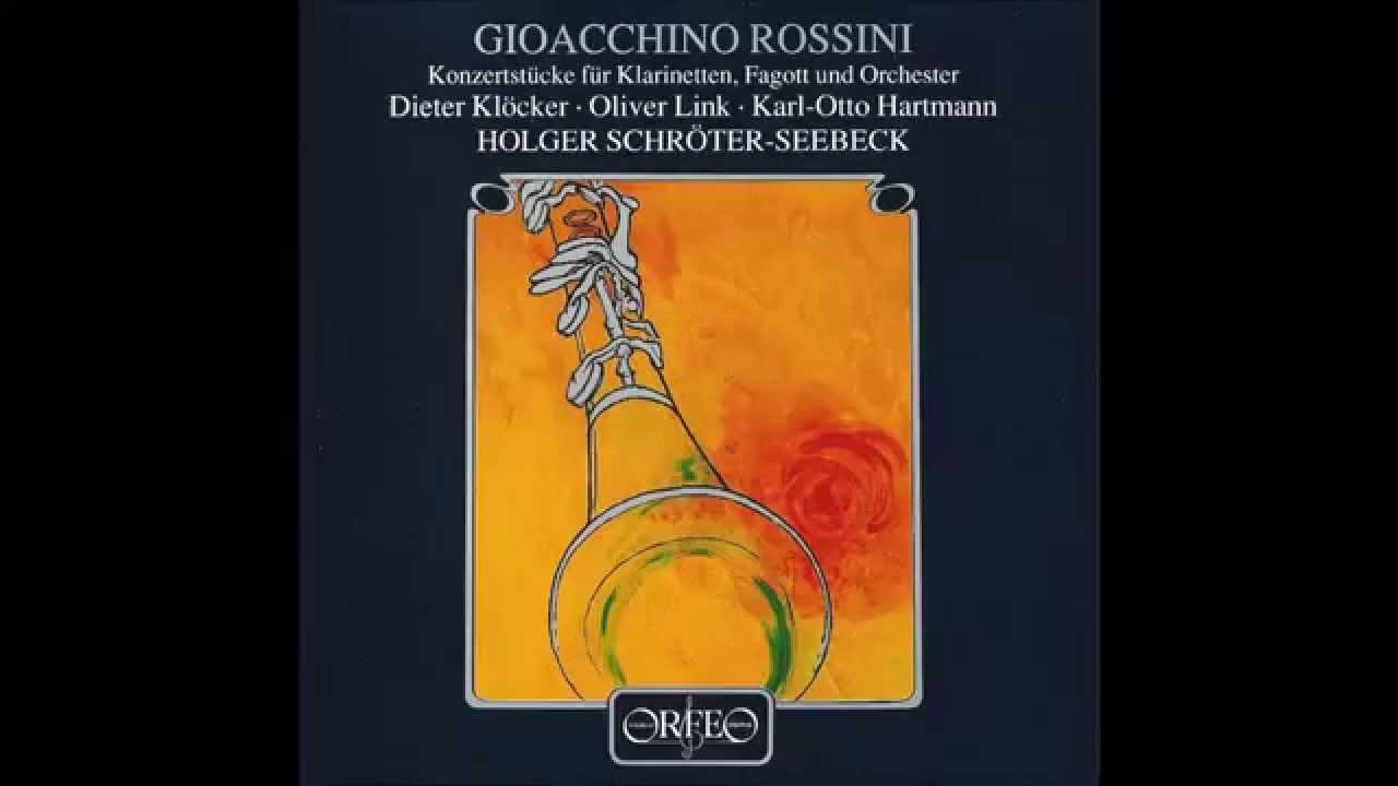 Konzertstück / Concertino No. 1 for 2 Clarinets - Rossini - Dieter Klöcker
