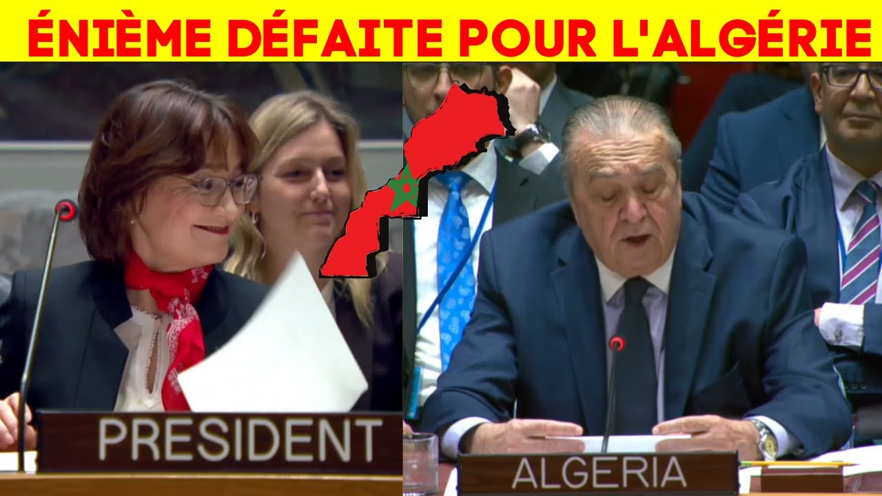 URGENT: Échec Retentissant de l'Algérie à l'ONU, Le Mandat Onusien Prolongé