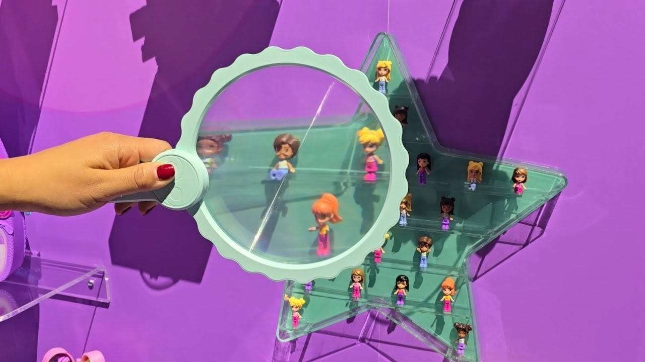 Polly Pocket Product Display at Toy Fair 2026