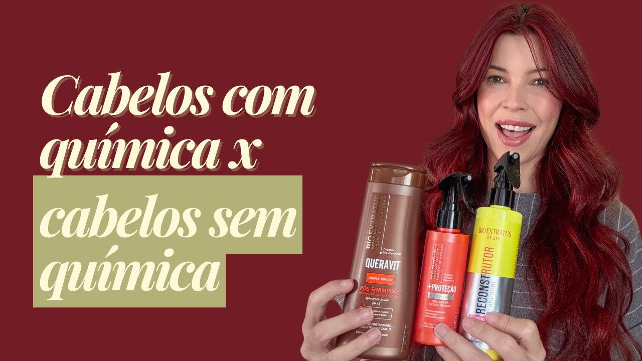 Cabelos com química x cabelos naturais: quais cuidados mudam?