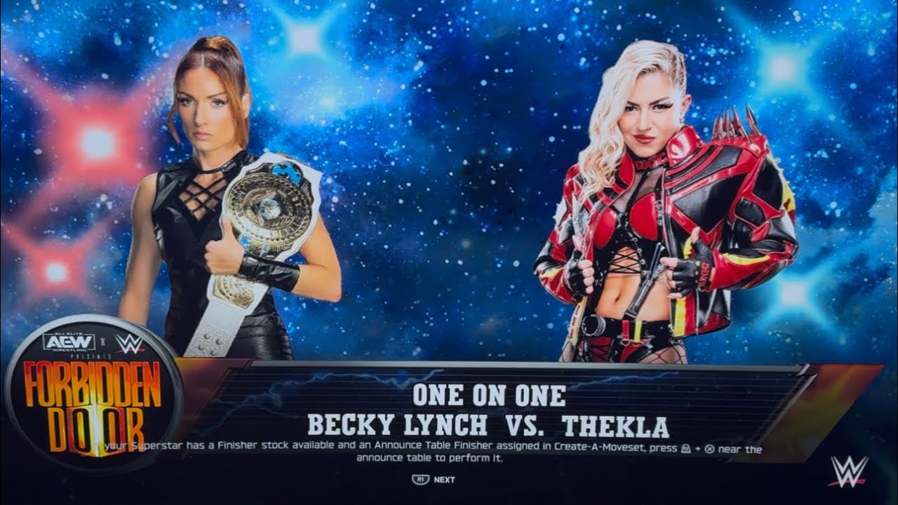 Becky Lynch Vs Thekla