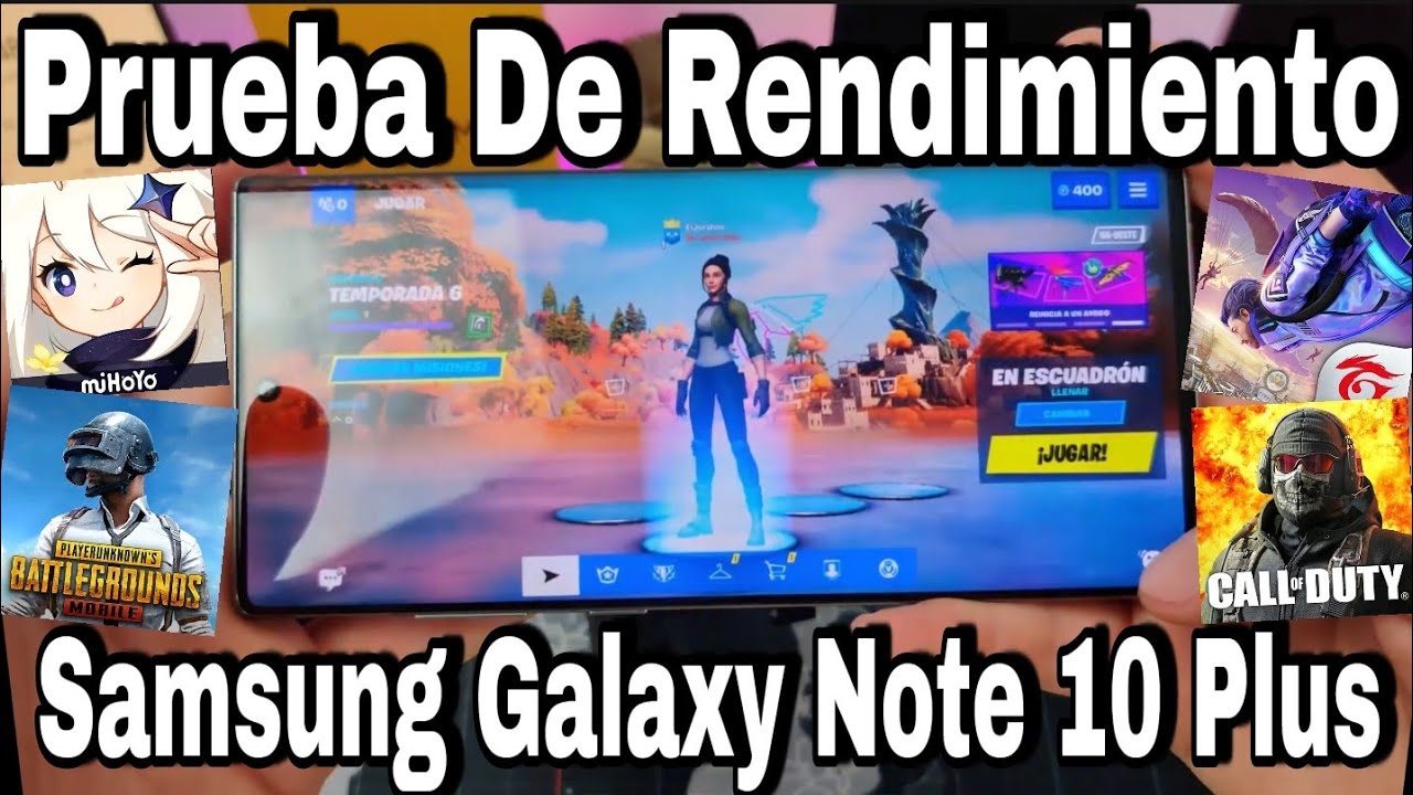 🎮 Samsung Galaxy Note 10 Plus 🕹️ - Prueba De Rendimiento Y Juegos 2022