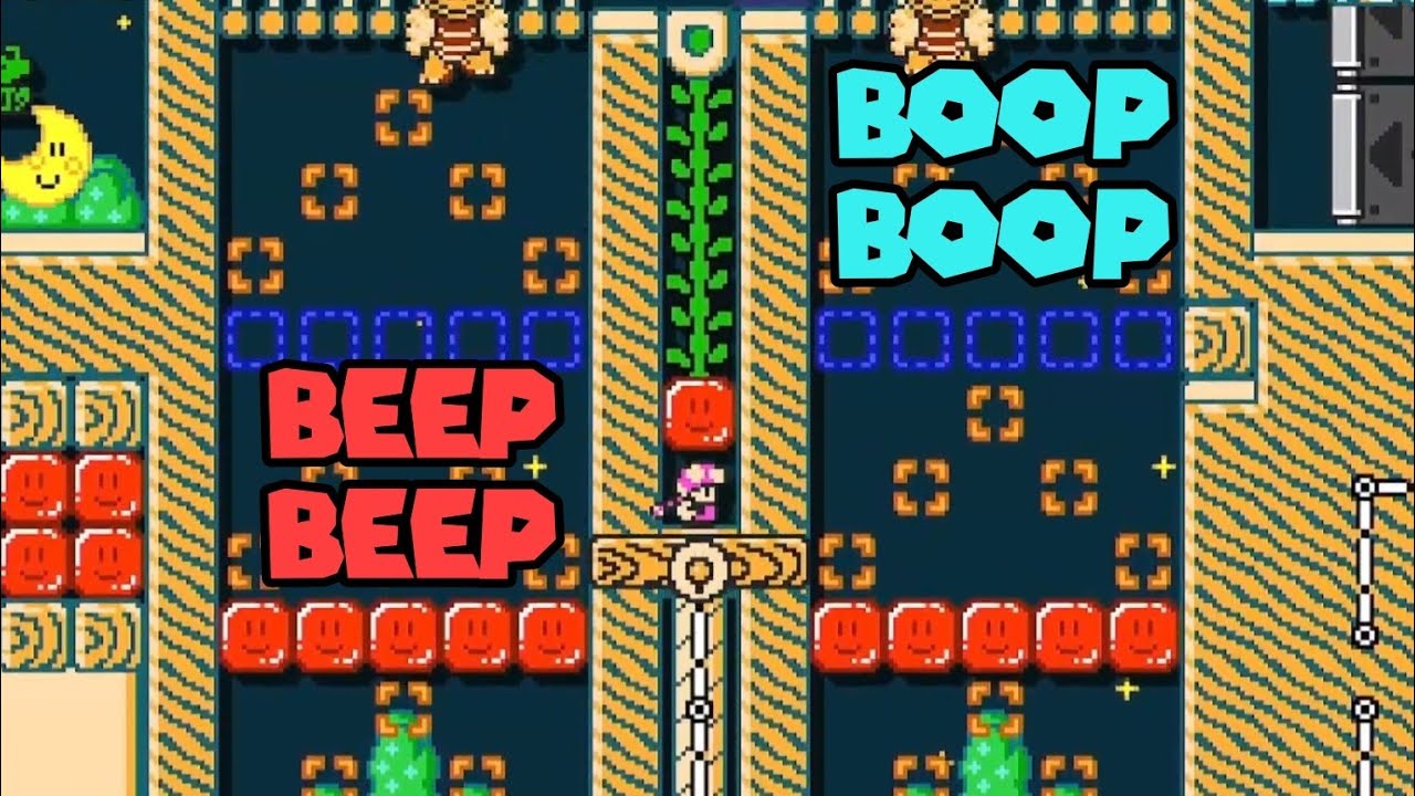 This SMM2 RECREATES Beep Block Skyway From SM3DW