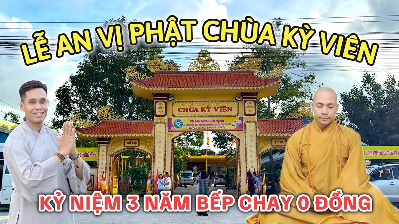 Chùa Kỳ Viên Ở Hàm Tân Lâm Đồng Tổ Chức Lễ An Vị Phật Thích Ca & Kỷ Niệm 3 Năm Bếp Cơm Chay 0 Đồng