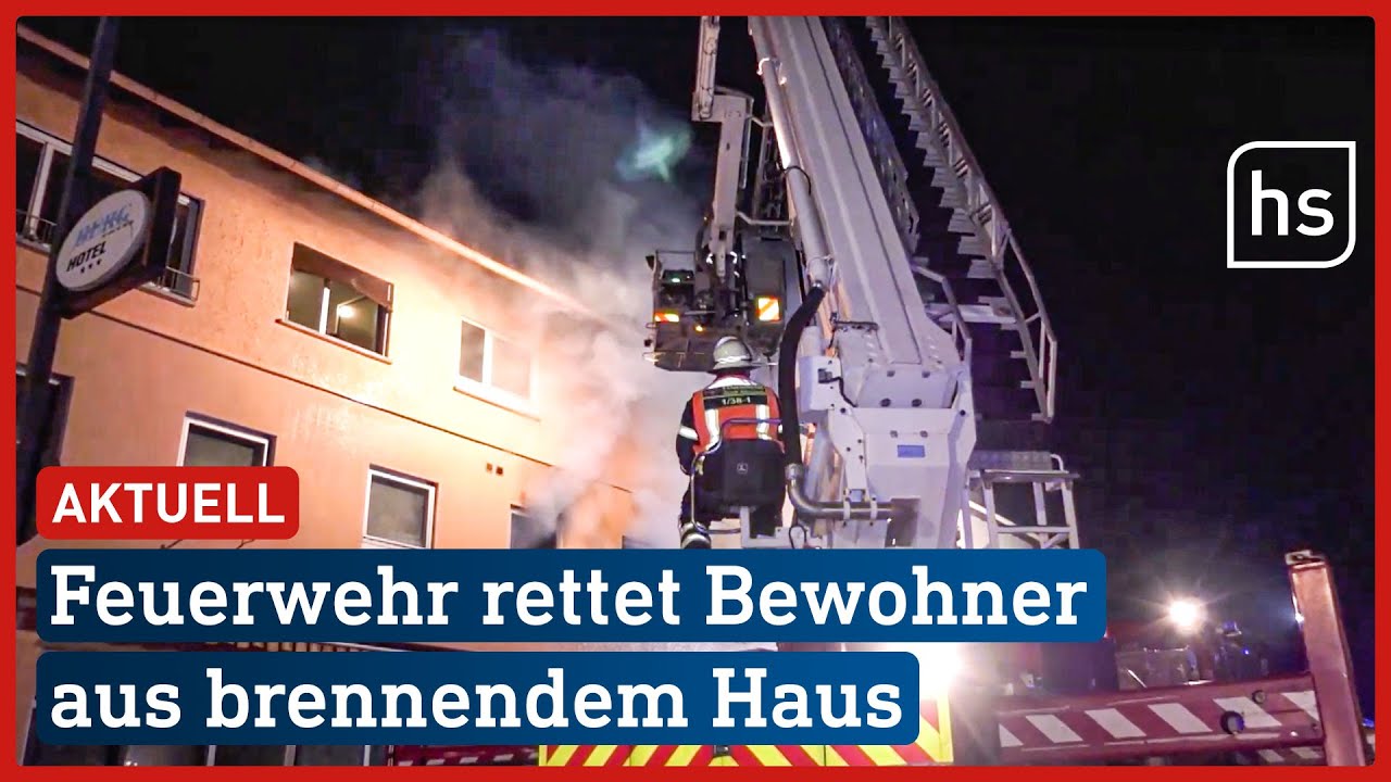 Sechs Verletzte bei Brand in Bürstadt | hessenschau