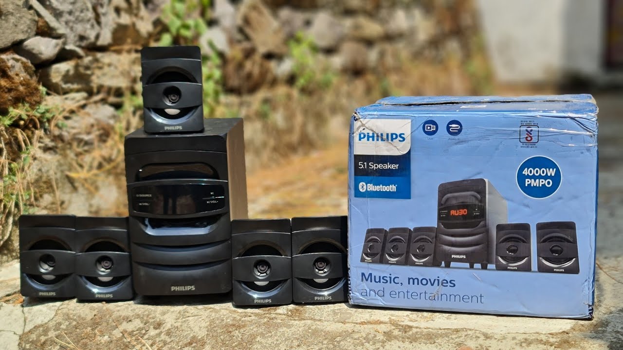 Philips SPA5128B 5.1 HOME THEATER⚡️UNBOXING REVIEW⚡️4000watts BEST BUDGET 5.1 HOME THEATER UNDER 5K
