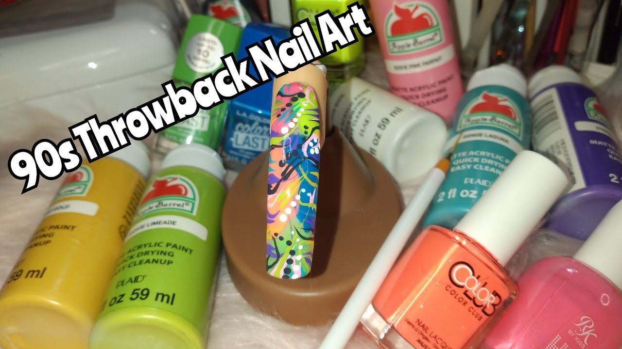 Nail Tutorial | Step By Step Tutorial | 90s Nail Art 💅🏾