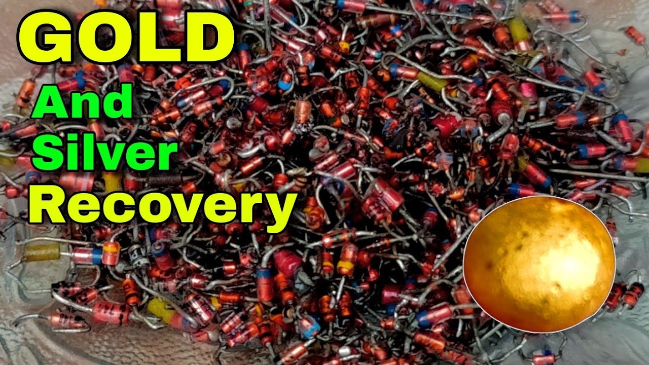 Small Red Resistor Gold Recovery/Glass Resistor Gold Recovery #business #gold #goldrecovery