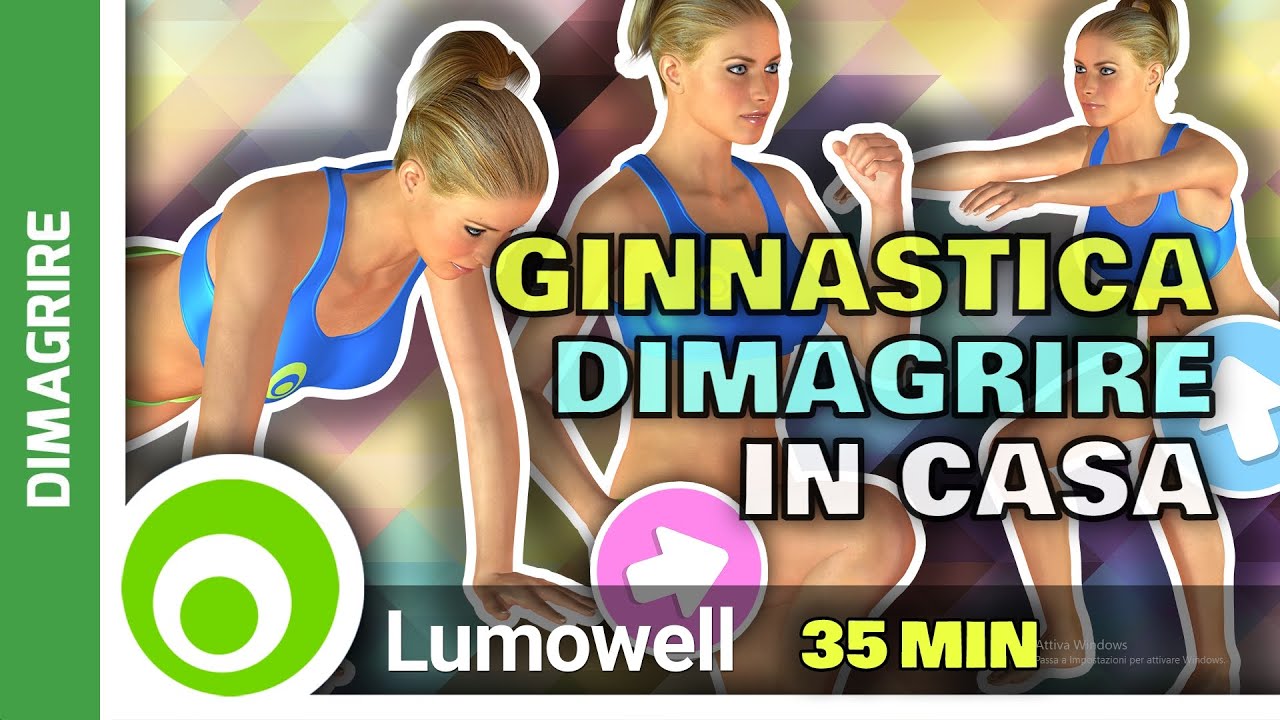 Ginnastica Per Dimagrire In Casa - 40 Minuti
