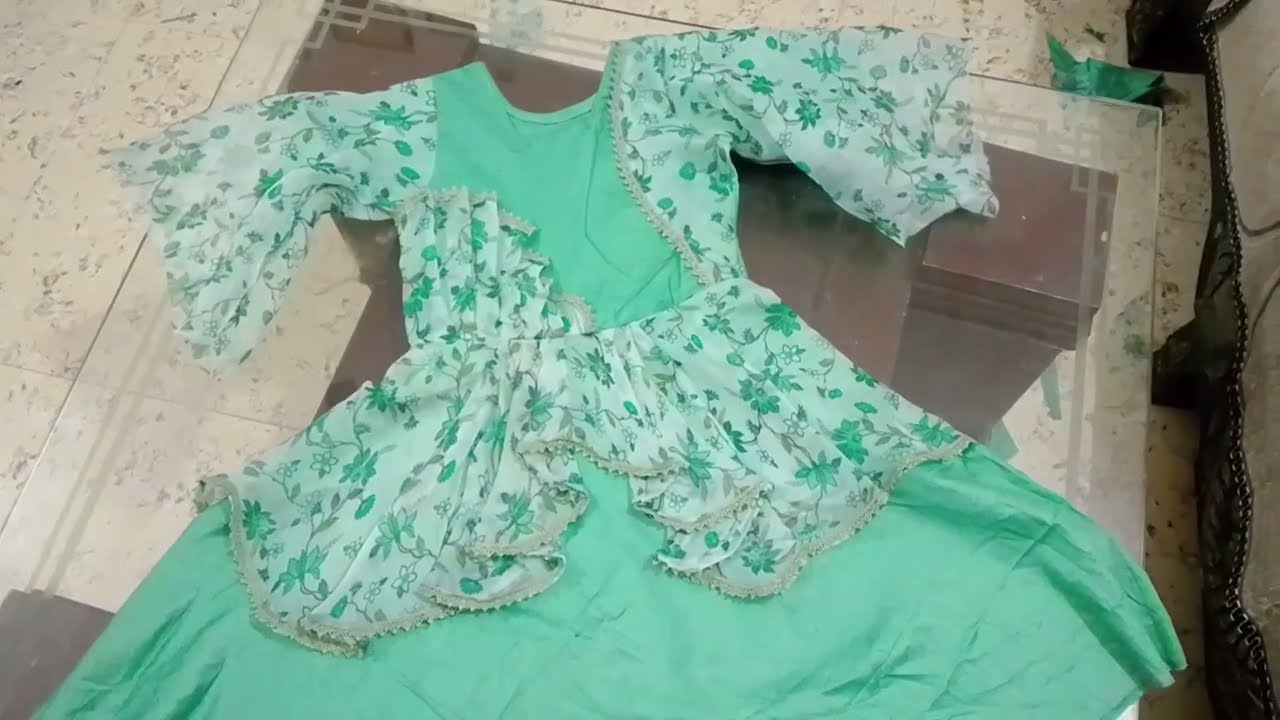 Piyari 5 year frok dijain different #fashion #silaisikhe #dress #shakyafashiondesigner 