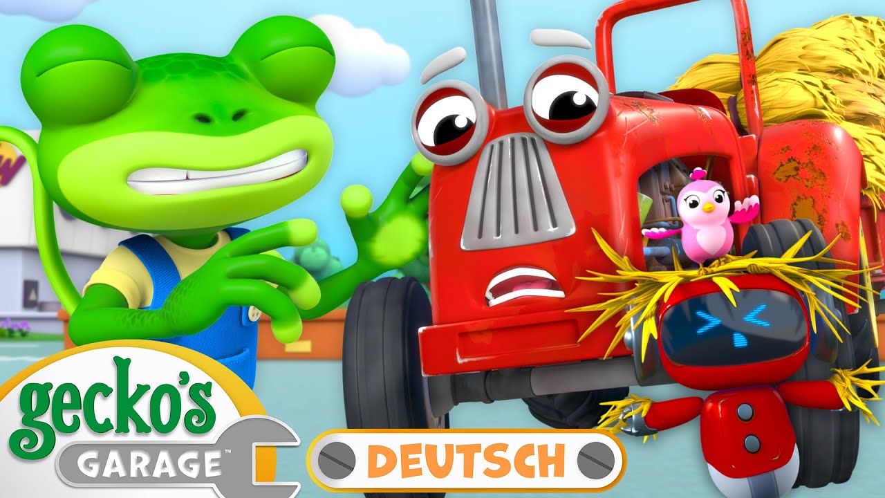 Traktor-Trubel | 90-minütige Zusammenstellung｜Geckos Garage Deutsch｜LKW für Kinder 🦎🛠️