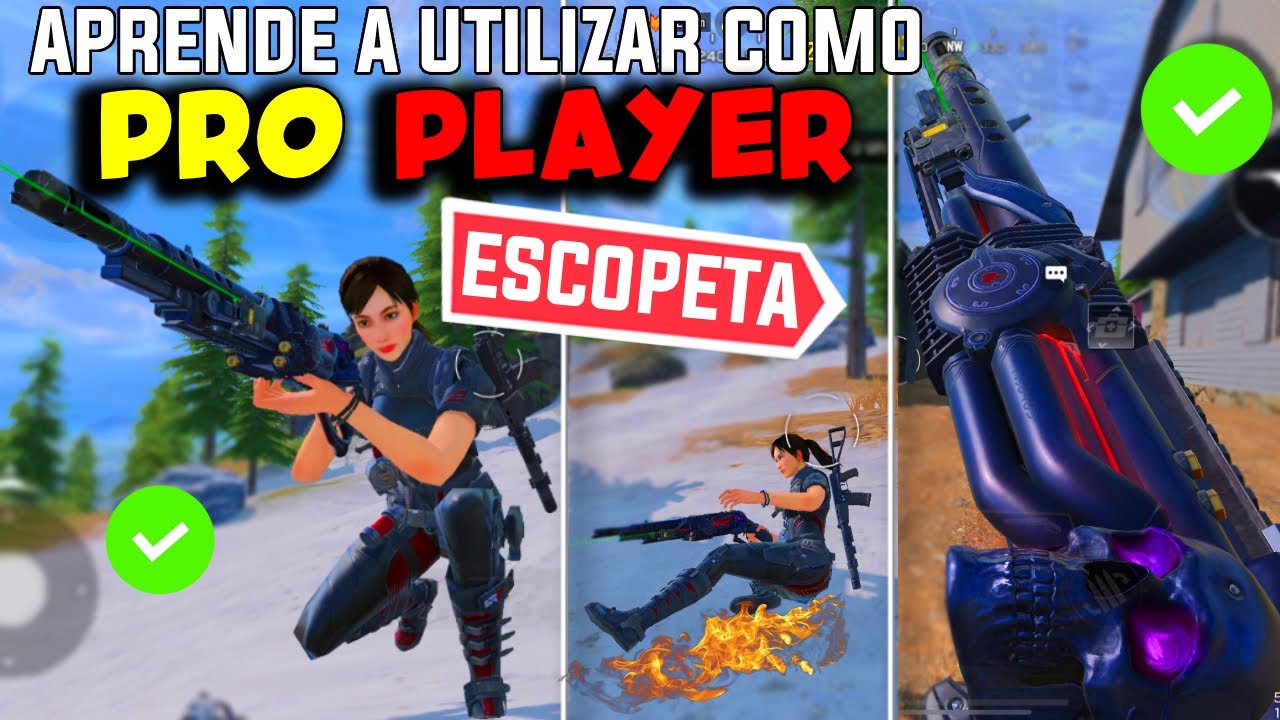 ✅ TRUCOS para UTILIZAR la ESCOPETA como PRO PLAYER COD MOBILE