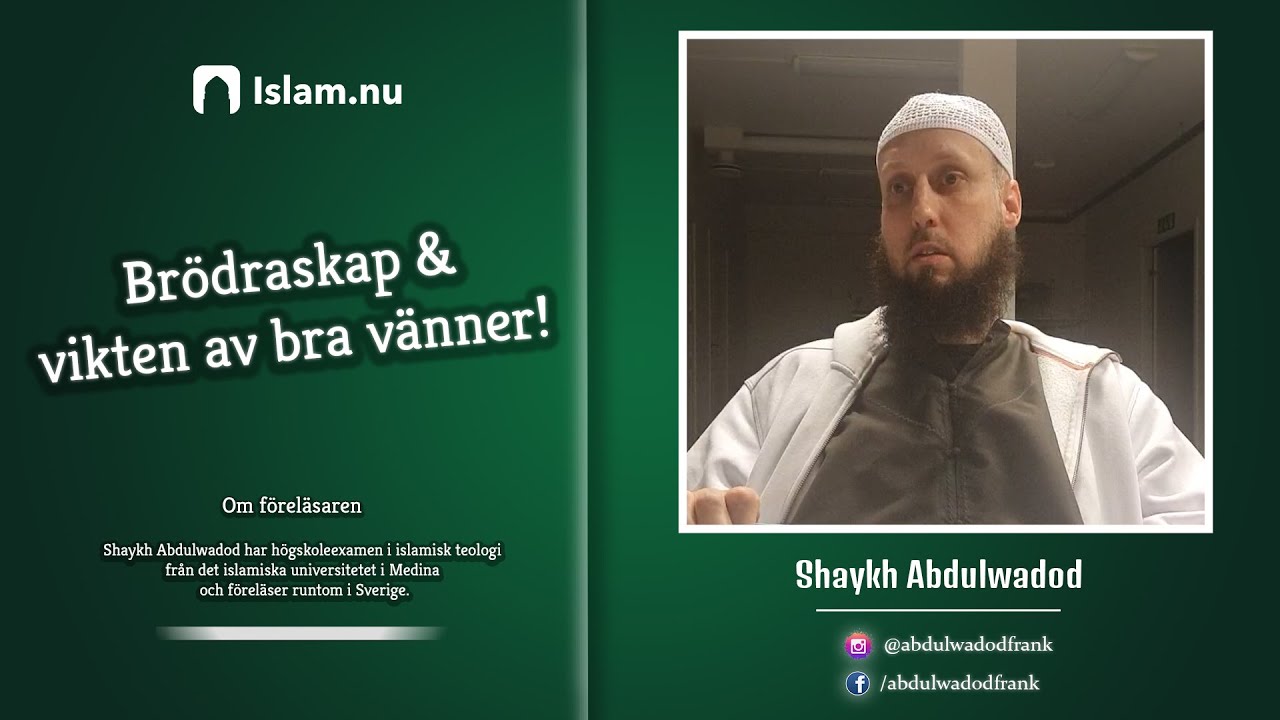 Brödraskap & vikten av bra vänner!