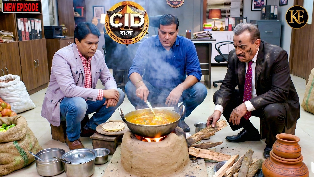 অফিসে বসে দয়া, অভিজিৎ এবং এসি‌পি প্রদ্যুমান চুলায় রান্না করলেন। ।CID Bangla|নতুন পর্ব