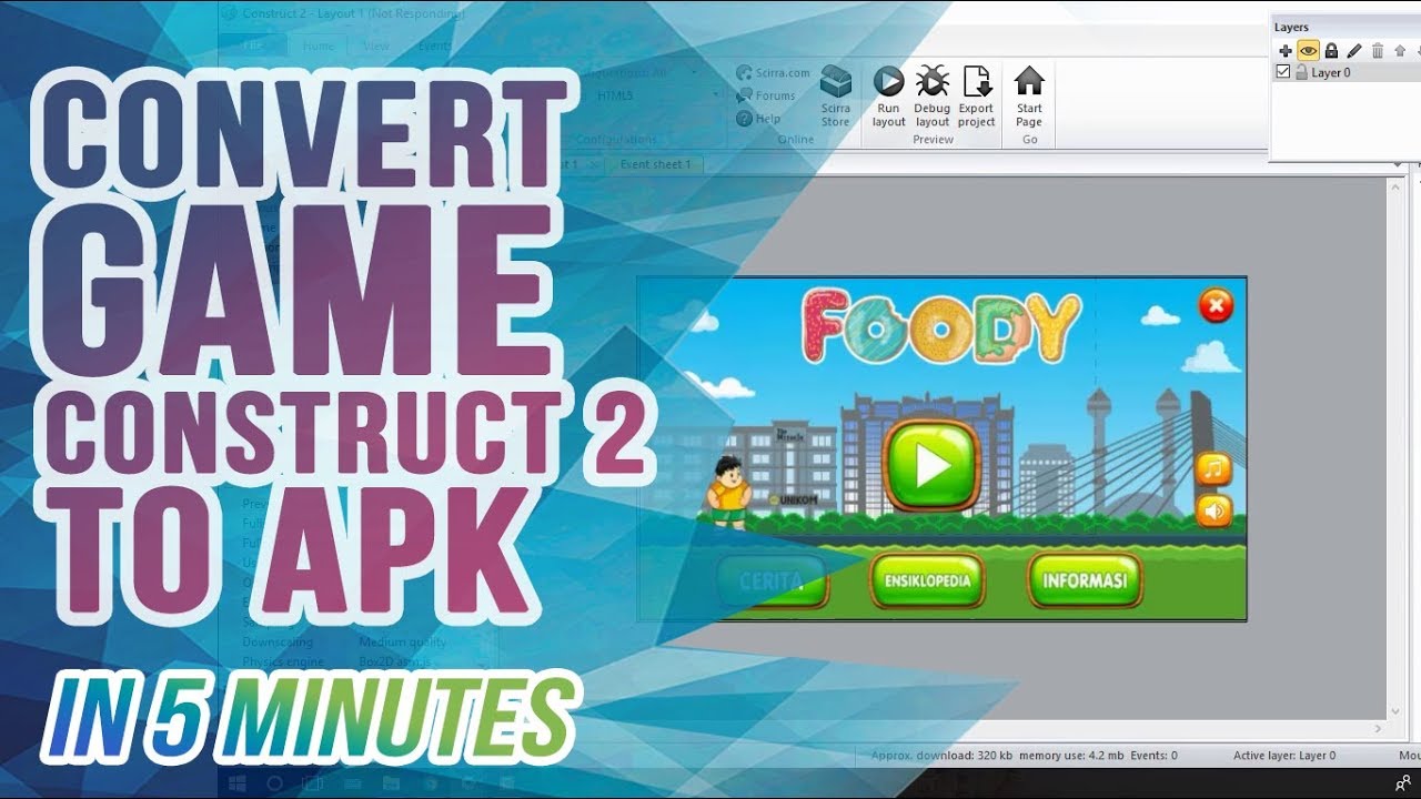 [In 5 Minutes] Simple Way Convert Construct 2 Game to Android APK