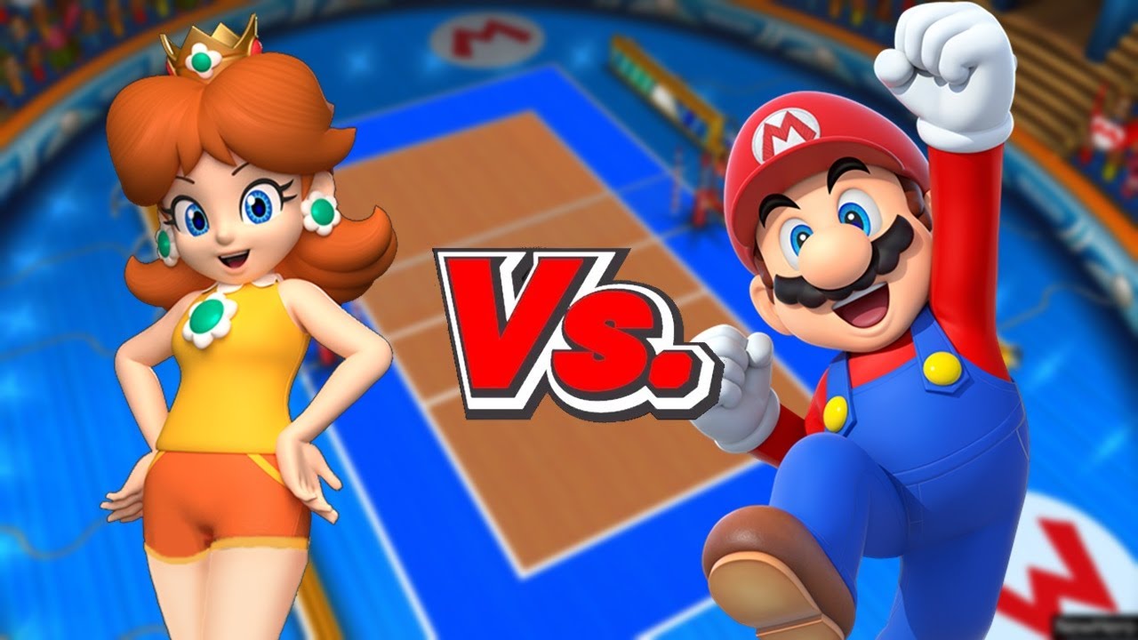 Mario Sports  Mix - Team Daisy Vs. Team Mario (Volleyball)