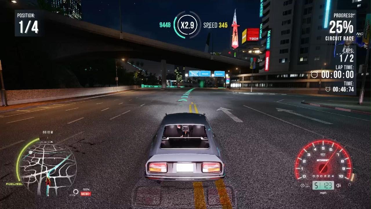 CarX Street - Night Races - Sprints & Circuits w/ Datsun - C2 Elite Races - Hard Mode