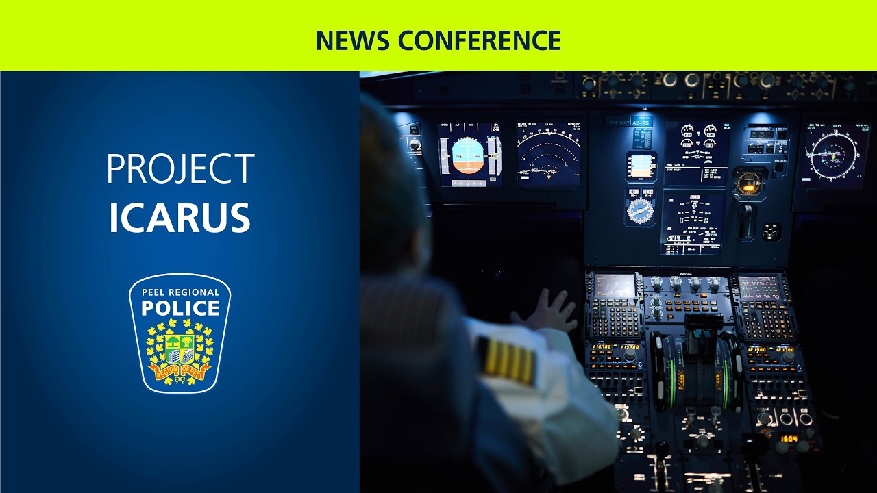 NEWS CONFERENCE: Peel Regional Police to Reveal Results of Project Icarus