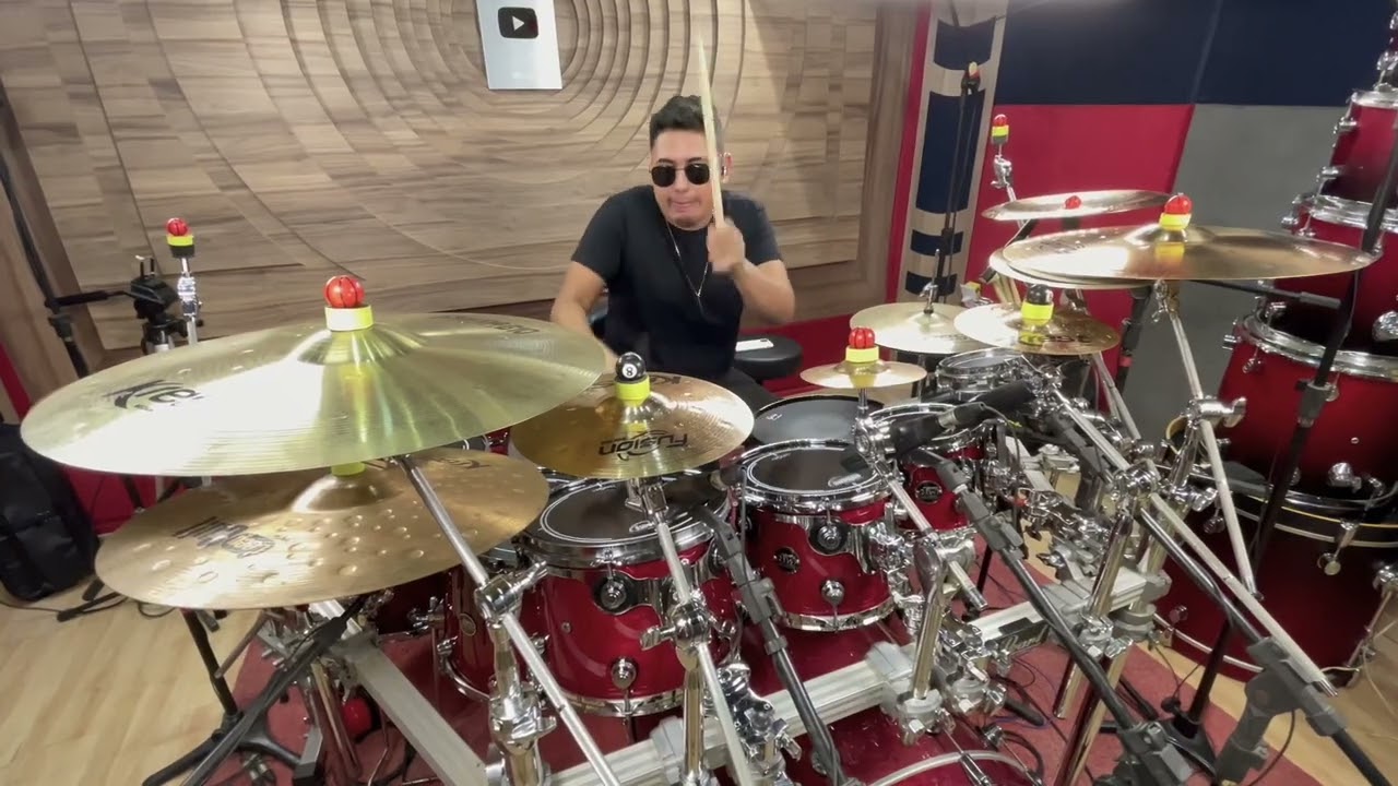 MALVADAO / PINGO BATERA COVER / XAM&Atilde; / GRAVA&Ccedil;&Atilde;O NO STUDIO DO L&Eacute;O BATERA