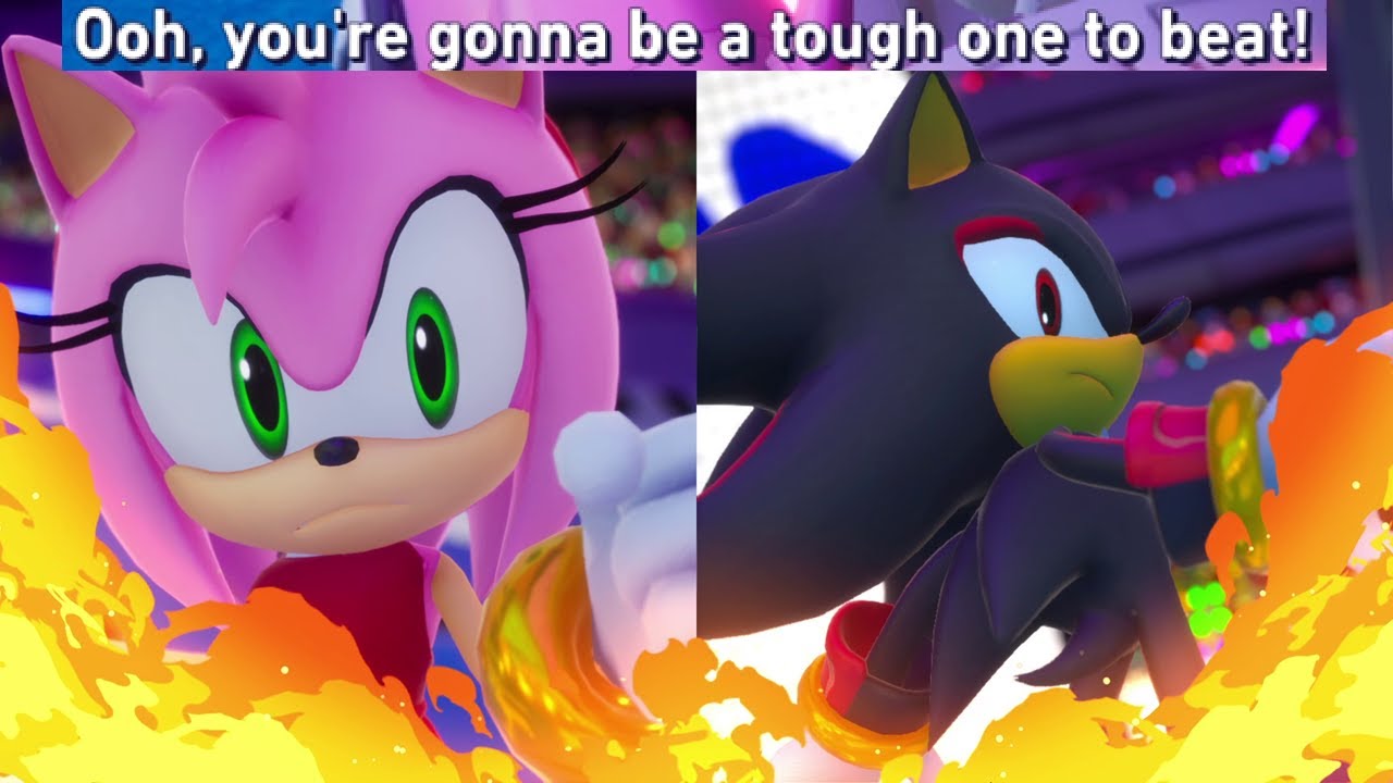 Sonic Racing: CrossWorlds (ONT) All Amy Rival Interactions