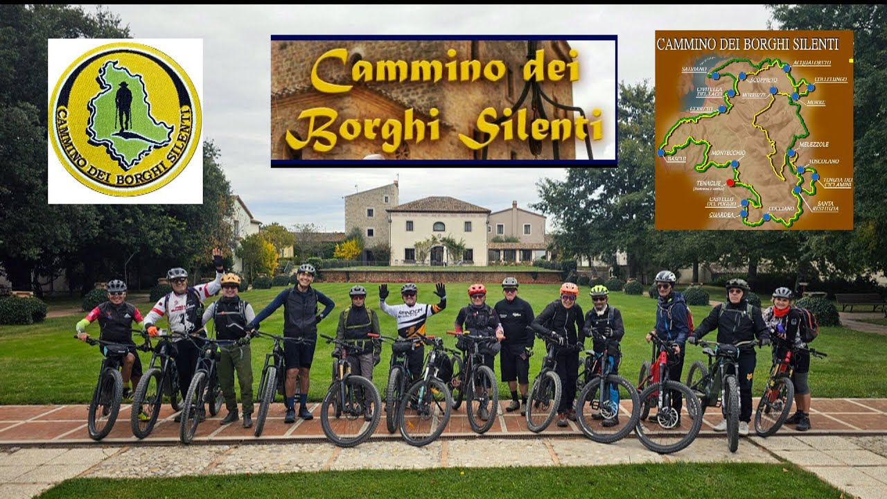 IL CAMMINO dei BORGHI SILENTI in E-bike - video HD