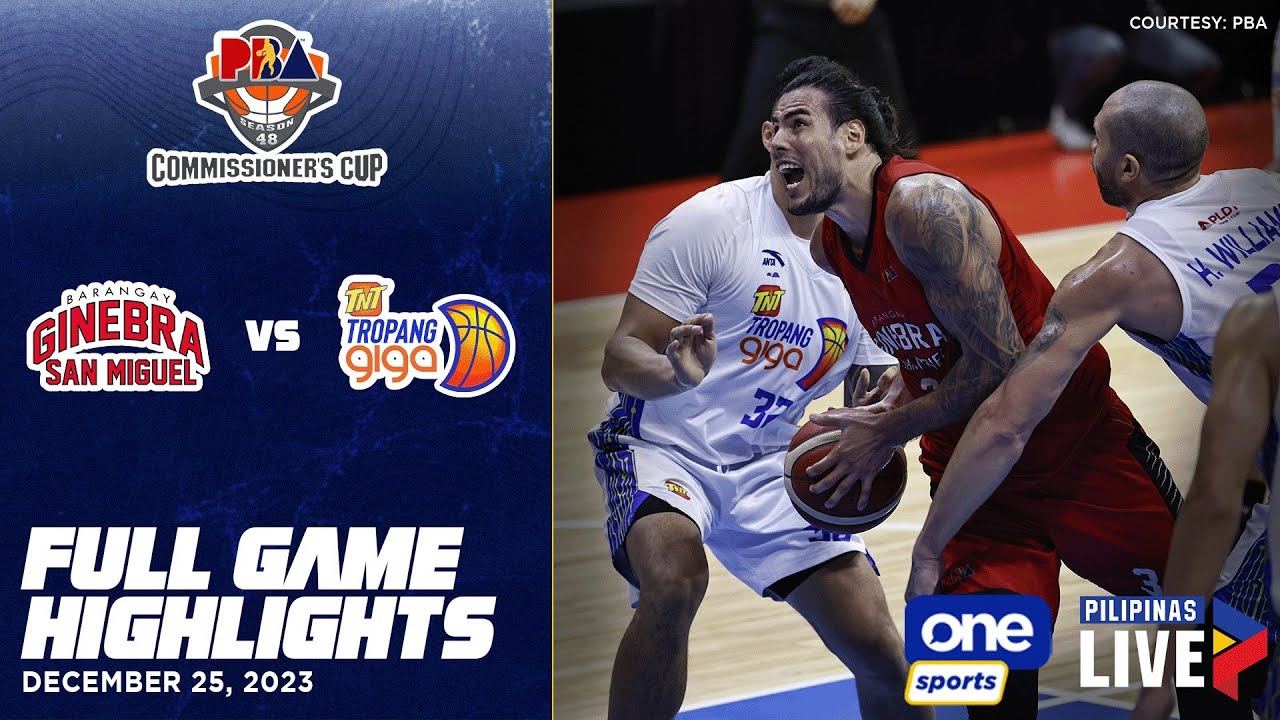 Brgy. Ginebra vs. TNT highlights | PBA Season 48 Commissioner's Cup - Dec. 25, 2023