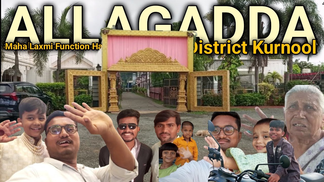 The journey of Kurnool city to allagadda vlog with family | Maha Laxmi Function Hall Allagadda
